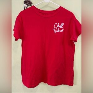 Victoria’s Secret Pink Chill Vibes Red women’s T-Shirt
